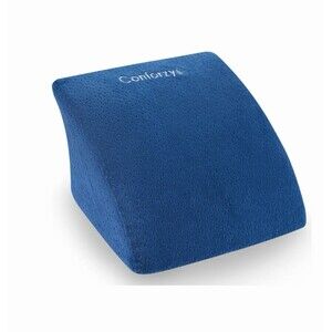 EUC Conforzy Carnap Lumbar Back Support Cushion Pillow Blue 7 X 11 X 5.51 In